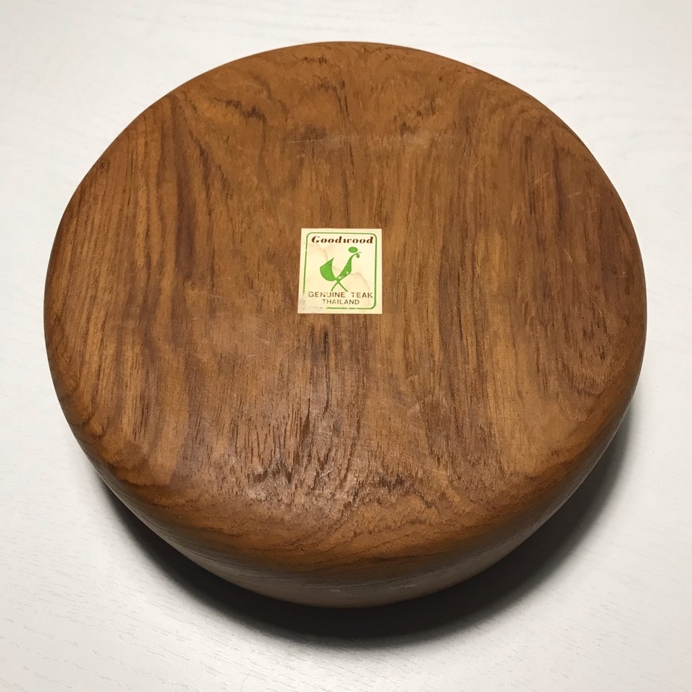 Vintage Goodwood Genuine Teak Bowl - Picture 7 of 9